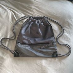 Beautiful Condition And Ready For A Home! Nice And Clean And Truly Looks Brand New! Grey Color, Drawstring Backpack, Lululemon Athletica, Gray Color, Bag Lady, Backpacks, Brand New, Grey, Women Shopping