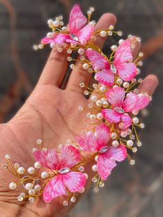 Flower Headband Diy, Headband Diy, Designers Jewelry Collection, Floral Accessories Hair, Ribbon Jewelry, Hair Jewellery, Doll Diy Crafts, Doll Diy, Hand Crafts