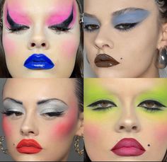 Punk Makeup, Avant Garde Makeup, Dope Makeup, Edgy Makeup, Cute Makeup Looks, Creative Eye Makeup, Creative Makeup Looks, Editorial Makeup