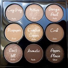 Mac Amber Times Nine, Mac Makeup Eyeshadow, Mac Eyeshadow Palette, Everyday Eyeshadow, Mac Cosmetics Eyeshadow, Makeup You Need, Magical Makeup, Mac Eyeshadow, Makeup Swatches