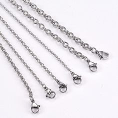 ♥ Quantity: 10pieces ♥ Chains Size: 0.3x1.2mm 0.4x1.5mm 0.5x2.0MM 0.6x2.3mm ♥ Color: Steel color, gold ♥ Nickel Free & Lead Free More chain https://www.etsy.com/hk-en/listing/848775395/5pcs-316l-stainless-steel-cable-chains?ref=listing_published_alert Diy For Men, Bottle Jewelry, Steel Cross, Cross Chain, Party Necklace, Unisex Necklace, Chains Necklaces, Geometric Pendant, Diy Schmuck