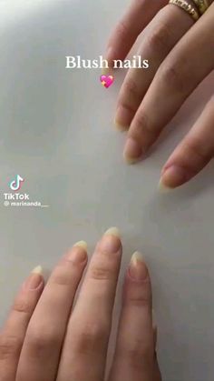 Beauty Hacks Nails, Hello Nails, Blush Nails, Really Cute Nails, Cute Nail Ideas, Cute Nail Art