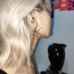 𝔇𝔢𝔱𝔞𝔦𝔩𝔰: Style: Future, Avant-garde, Punk Materials: Titanium Quantity: 1 pair If you're into cyber goth and love anime, then you're going to want these! They're super cool and will make you look like an anime character. They are exaggerated earrings that feature a titanium carving shape. Solid & durable quality Enjoy free shipping with a purchase of over 80$ Titanium Earrings, Stylish Accessories, Silver Earrings, Carving, Silver