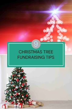 This pin highlights 9 Christmas tree fundraising ideas with essential success tips, showcasing festive charity approaches. It uses 2 images to visually represent community engagement activities and fundraising success during the holiday season.