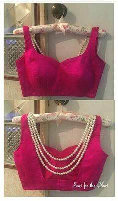 Unique Blouse Designs Sleeveless, Pink Sleeveless Blouse Designs, Trendy Blouse Neck Designs, Sleevless Blouse Ideas, Sleeveless Blouse Neck Designs, Designer Saree Blouse Patterns Party Wear, Trendy Back Blouse Designs, Trendy Blouses Designs, Sleeveless Blouse Designs Latest