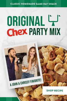 the original chex party mix is now available