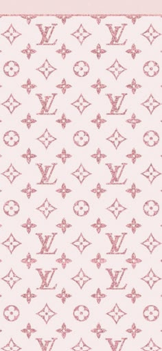 a pink and white wallpaper with louis vuitton