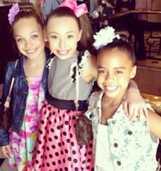 Maddie, Sophia and Asia Aldc Rares, Dance Moms Maddie