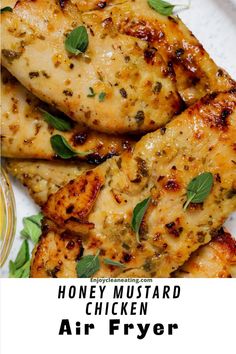 Honey Mustard Chicken Mustard Chicken Air Fryer, Air Fryer Honey Mustard Chicken, Honey Mustard Chicken Tenders, Mustard Chicken Tenders, Air Fryer Recipes Meat, Chicken Air Fryer, Air Fryer Recipes Low Carb, Chicken Tenders Recipe, Mustard Chicken Recipes