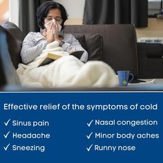 Get relief from nighttime cold and sinus symptoms with fast-acting medication Advil Cold and Sinus Nighttime Caplets. Order now for a peaceful night of rest. Sinus Symptoms, Dry Nose, Gastrointestinal Disease, Sinus Relief, Tens Ems, Peaceful Night, Health Guru