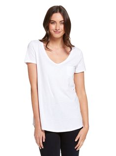 Find me at Just Jeans V Neck Tee