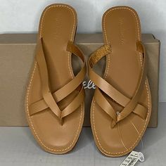 Leather Upper, Man Made Sole Round Open Toe Cross Cross Straps. Madewell Sandals, Tan Leather Sandals, Beige Sandals, Leather Strap Sandals, Ankle Wrap Sandals, Wrap Sandals, Bow Sandals, Madewell Shoes, Black Espadrilles