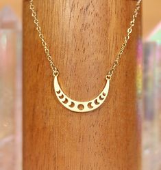 Moon phases necklace, crescent moon, moon jewelry, astrology, waxing moon, crescent necklace A 14k gold vermeil moon phase charm hanging happily from a 14k gold vermeil chain in the length of your choice! This beauty measures Looking for other charm necklaces? https://www.etsy.com/shop/BubuRuby?section_id=12318467 More from Bubu Ruby? https://www.etsy.com/shop/BubuRuby?ref=si_shop ♥ Handmade with love in sunny California ♥ These gems will arrive happily in a gift pouch or box Waxing Crescent Moon, Waxing Moon, Crescent Moon Jewelry, Moon Crescent, Moon Phases Necklace, Moon Moon, Crescent Necklace, Crescent Moon Necklace, Moon Glow