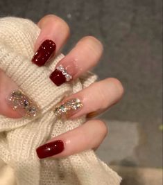 Maroon Nail Art, Maroon Nail Designs, Fashionable Nails, Wedding Nail Art Design, Inspiration Nails, Bridal Nail Art, Maroon Nails, Nails Fashion, Nail Art Wedding