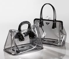 Bag Prada, Clear Bag, Clear Bags, Prada Handbags, Bag Trends