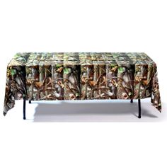 an image of a camouflage table cloth