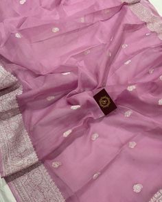 Mauve Saree, Pastel Mauve, Georgette Silk Saree, South Indian Wedding Saree, Indian Bridesmaid Dresses, Lavender Silk, Raw Silk Saree, Dresses Classy, Elegant Dresses Classy