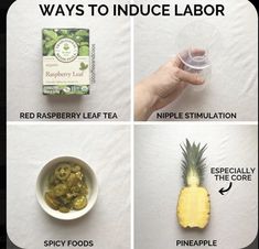 Labor Inducing Food, Labor Inducing, Natural Ways To Induce Labor, Ways To Induce Labor, Labor Tips, Easy Labor, Pregnancy Hacks, Raspberry Leaf Tea