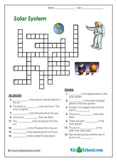 the solar system worksheet for kids to learn how to read and understand it