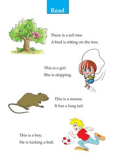 an image of children's books about animals and their habitats, with text reading read there is a tall tree