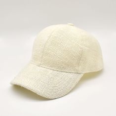 This baseball style hat model provides excellent thermal comfort in spring-summer days thanks to its natural jute fabric structure. One size fits all. It has a adjustable  velcro and is suitable for all women's head sizes. It breathes thanks to its lined fabric. Visor length: 7cm (2.75inch) It provides protection from the harmful rays of the sun. FREE SHIPPING SELECTED COUNTRIES Lightweight Summer Baseball Cap, Summer Outdoor Hat With Curved Bill, Curved Bill Hats For Summer Outdoor Activities, Curved Bill Hats For Summer Outdoor, Summer Dad Hat In Solid Color, Curved Bill Hat For Summer Outdoor, Solid Color Summer Dad Cap, Solid Color Dad Hat With Visor For Summer, Curved Brim Dad Hat For Summer Outdoor