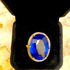 Gorgeous Natural Deep Blue Topaz Gemstone Ring Size 6-6.5 Surround By Genuine White Sapphires Set In White Gold 925 Sterling Silver Gorgeous! Blue Topaz Gemstone, Ring Color, Topaz Gemstone, White Sapphire, Gemstone Ring, Deep Blue, Blue Topaz, Topaz, Gemstone Rings