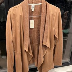 Camel Sweater/Cardigan - Size L From Vici Camel Long Sleeve Tops For Spring, Casual Camel Top For Fall, Camel Sweater For Workwear In Fall, Camel Long Sleeve Sweater For Fall, Long Sleeve Camel Sweater For Fall, Long Sleeve Camel Cardigan For Fall, Camel Tops For Workwear In Fall, Casual Camel Sweater For Fall, Casual Camel Sweater For Spring