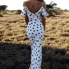 Antonia Style ~Discontinued~ Dress Has Never Worn Absolutely Gorgeous Polka Dot, Black White, Maxi Dress, Dresses, White, Black, Color