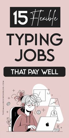 15 Typing Jobs that provide steady, online income opportunities Part Time Jobs From Home, Remote Jobs No Experience, Small Business Ideas For Women, Online Typing Jobs, Typing Jobs From Home, Work From Home Companies, Night Jobs, Typing Jobs