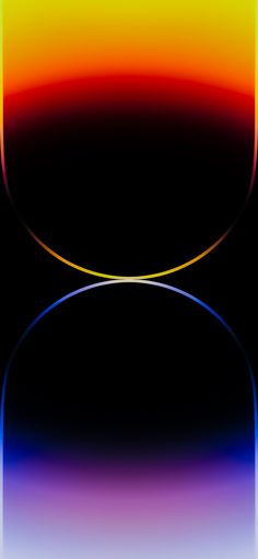 an image of a black background with orange and blue lines in the bottom right corner