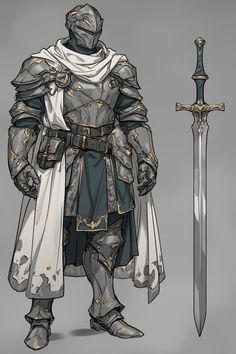 Owl Armor Concept Art, Evil Paladin Art, Dnd Skeleton Character Art, Magic Knight Art, Skeleton Knight Art, Knight Armor Concept Art, Knight Art Reference, Knight Design Character, Armor Designs Fantasy Art