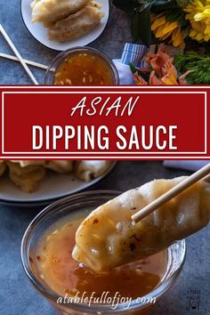 Recipes Dumplings, Gyoza Sauce, Asian Sauce Recipes, Dumpling Dipping Sauce, Dumpling Sauce, Chicken Dumplings