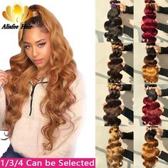 Body Wave Weave Hairstyles, Body Wave Bundles, Brazilian Body Wave Hair, Remy Hair Weave, Hair Color Techniques, Pixie Cut Wig