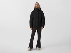 Junction Parka Black Label | Canada Goose US Black Label, Canada Goose, Parka, Stripes, Collar, Fabric, Black