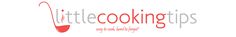 the logo for littlecookingtips is shown in red and gray letters