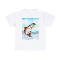 Unisex Heavy Cotton Tee Taimen Trout - Etsy UK