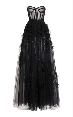 Rose Gown, Designer Products, Moda Operandi, Designer Fashion, Women's Fashion, Dresses, Black