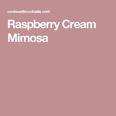 the words raspberry cream cheese danish are in white font on a pink background