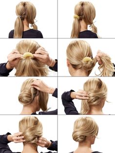 retro chignon als festliche frisur Sanggul Modern, Updo Bridesmaid, Fishtail Braid, Hair Prom, Hairstyles Updo, בר מצווה, Summer Hairstyles For Medium Hair, Penteado Cabelo Curto, Bridesmaid Hairstyles