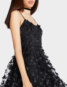 BETSEYS BUTTERFLY MAXI DRESS BLACK | Women's Dresses – Betsey Johnson