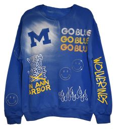 Creative Jawns X API The Label custom designed exclusive college collab sweatshirt University Of Michigan Sweatshirt, Elon University, Bed Party, Michigan Sweatshirt, 3d Sweater, School Sweatshirts, Printing Fabric, University Sweatshirts, College Sweatshirt