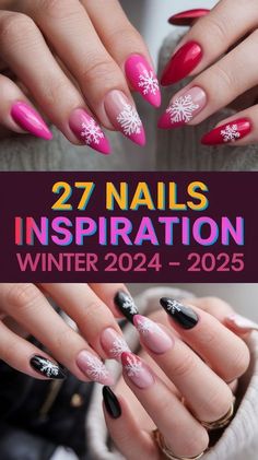 Almond Nails Winter, Style For Winter, Long Almond Nails, Long Almond, Minimalist Winter, Short Almond Nails, Art 2024, Spring Nail Designs, Short Almond