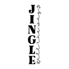 the word jungle written in black ink on a white background