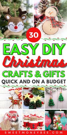 easy diy christmas crafts and gifts to make