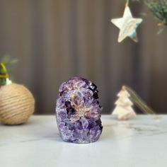 This is a unique Amethyst. The stone you will receive is the exact one as in the picture. ✧ MEASURES: Width: 2 in x Height: 3 in Weight 0.8 lb (381 gr) Spiritual Amethyst Crystal For Gift, Amethyst Raw Stone Crystals For Gift, Amethyst Crystals For Meditation, Handmade Amethyst Crystals For Meditation, Purple Natural Stones For Healing, Spiritual Amethyst Gemstones With Natural Stones, Mystical Purple Crystals With Natural Stones, Spiritual Amethyst Crystals With Natural Stones, Spiritual Natural Amethyst Gemstones