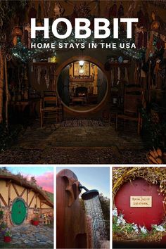 the hobbit home stays in the usa with pictures of its interior and exterior