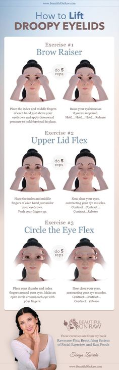 Saggy Eyelids, Droopy Eyelids, Droopy Eyes, Face Yoga Facial Exercises, Neck Exercises, Facial Yoga, Eye Exercises, Face Exercises