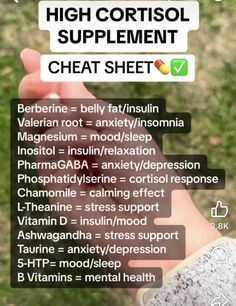 Women Health Vitamins, High Cortisol, Adrenal Health, Home Health Remedies