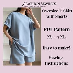 the sewing pattern is easy to sew, and it looks great for beginners