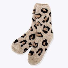 Keep your toes cozy and warm all winter with Women’s Fuzzy Leopard Socks from Marleylilly. Featuring a fuzzy tan leopard pattern, these soft socks add a layer of coziness to your look.Paired with leggings and a coordinating monogrammed pullover, these Leopard Socks add the perfect finishing touch to any cold-weather outing or when cozying up on the couch.​Made of a soft polyester and spandex blend.This item is not monogrammed.One size fits most adults. Leopard Socks, Socks Fuzzy, Leopard Print Gifts, Monogram Pullover, Soft Socks, Marley Lilly, Soft Sock, Leopard Pattern, Print Gifts